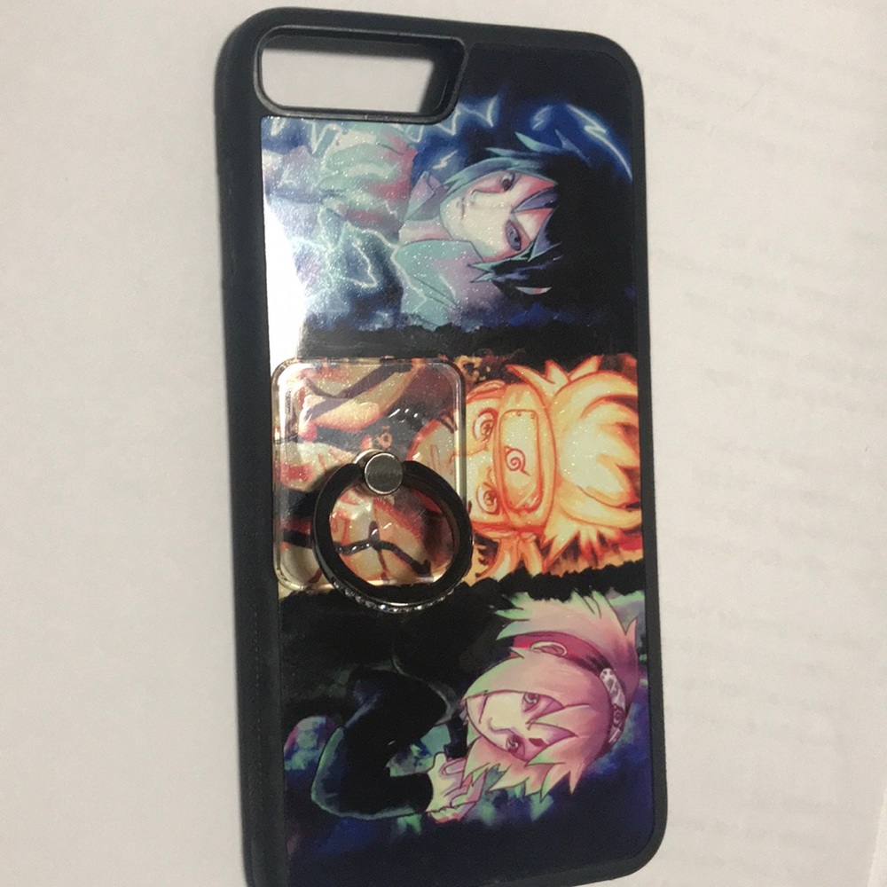 iPhone 7 Plus - Naruto Team 7 case with ring